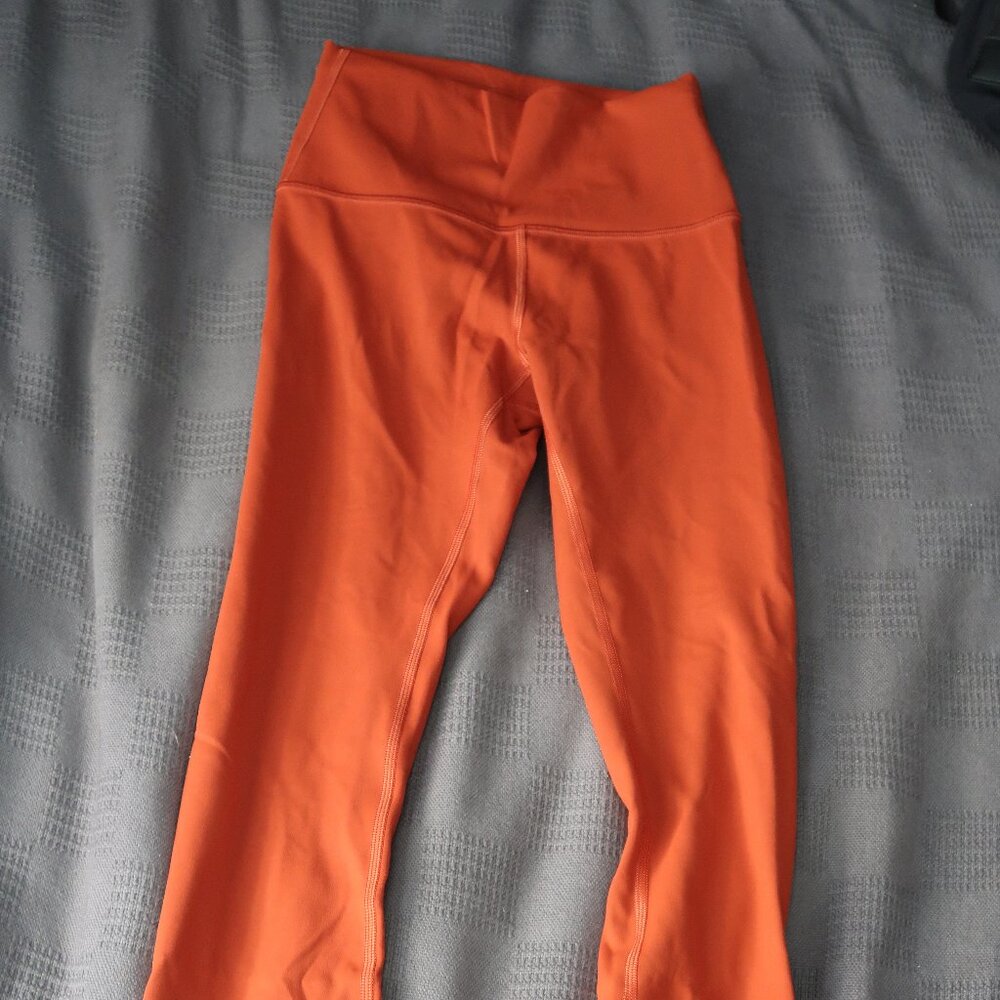 Lululemon Wunder Train High-Rise Tight 25" size 4 in Aztec Brick